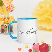Load image into Gallery viewer, Share Your Smile - Mug with Color Inside
