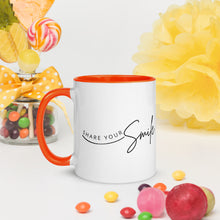 Load image into Gallery viewer, Share Your Smile - Mug with Color Inside
