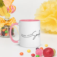 Load image into Gallery viewer, Share Your Smile - Mug with Color Inside
