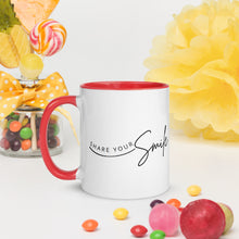 Load image into Gallery viewer, Share Your Smile - Mug with Color Inside

