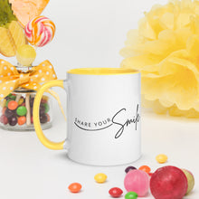 Load image into Gallery viewer, Share Your Smile - Mug with Color Inside
